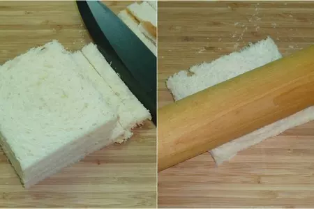 Хлебные корзиночки с финским селедочным салатом и картофельными шариками на гарнир: шаг 4