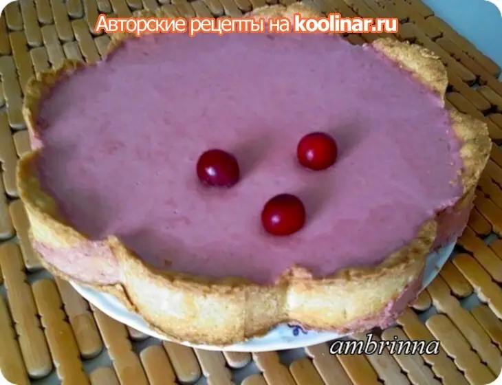 Тарт "творожно-вишнёвая чаша": шаг 7
