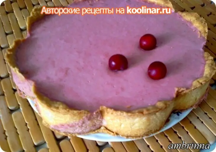 Тарт "творожно-вишнёвая чаша": шаг 8