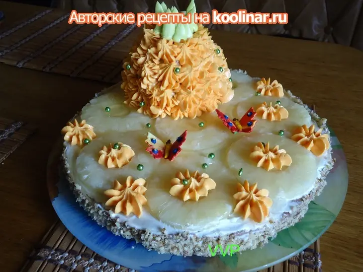 Торт ананас: шаг 13