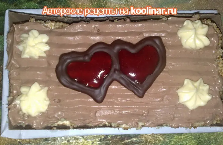 Торт " любимый" или " валентинка": шаг 1