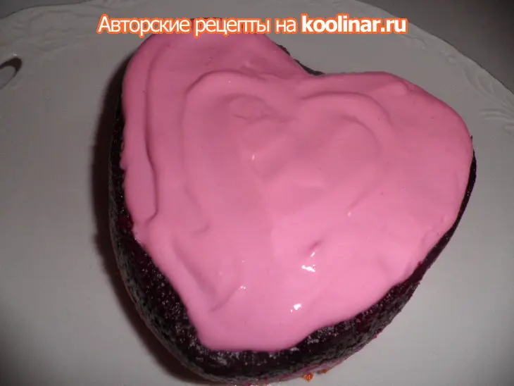 Салат "розовое сердце": шаг 6