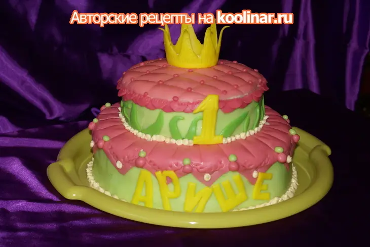Торт "три толстяка": шаг 6