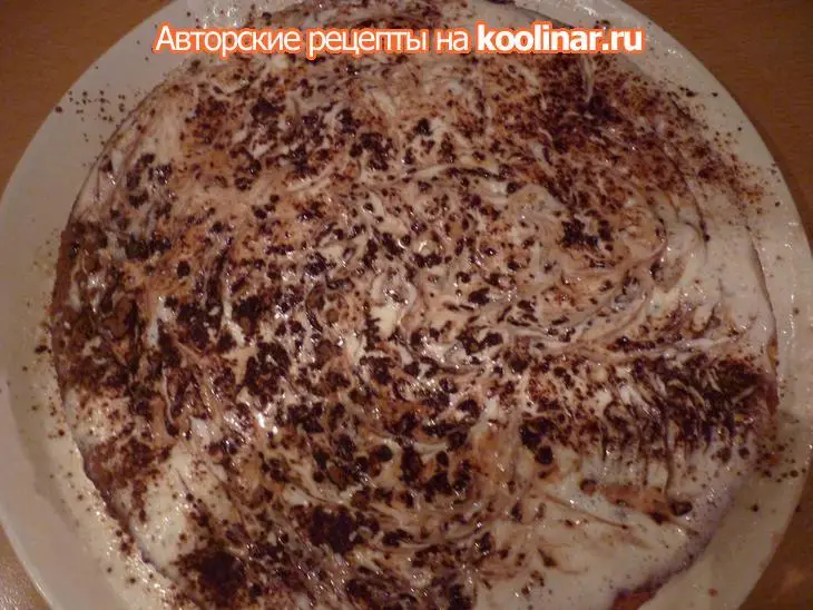 Торт " молочная река, кисельные берега": шаг 10