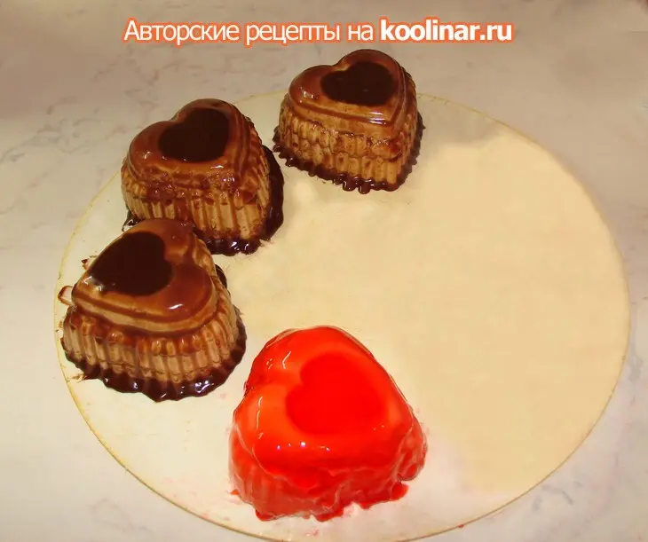 Пирожное "любовь это....": шаг 50