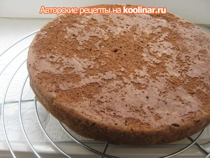 Шоколадный торт "детский трюфель": шаг 6
