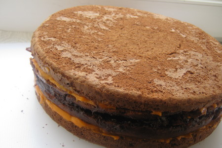 Шоколадный торт "детский трюфель"(chocolate truffle cake).: шаг 8