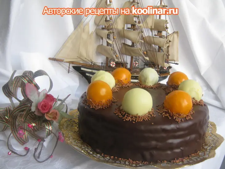 Шоколадный торт "детский трюфель": шаг 9