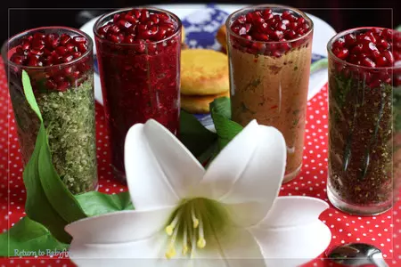 Пхали-ассорти с кукурузными лепёшками мчади.фьюжн версия.: шаг 9