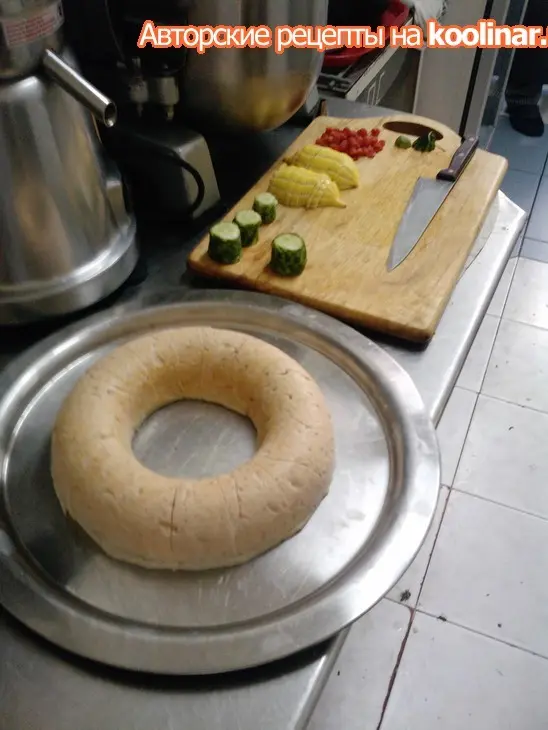 Кольцо из сёмги и судака: шаг 1