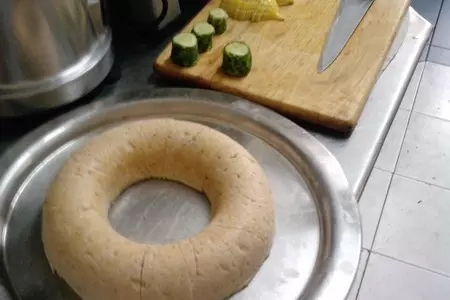 Кольцо из сёмги и судака: шаг 1