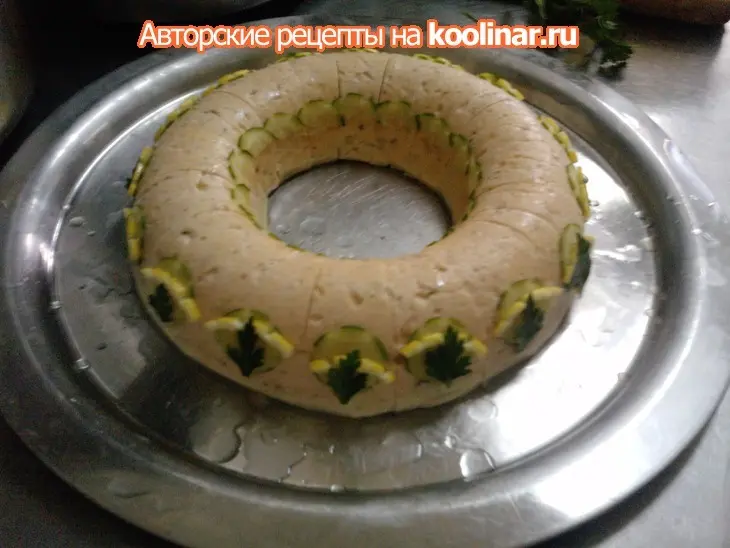 Кольцо из сёмги и судака: шаг 5