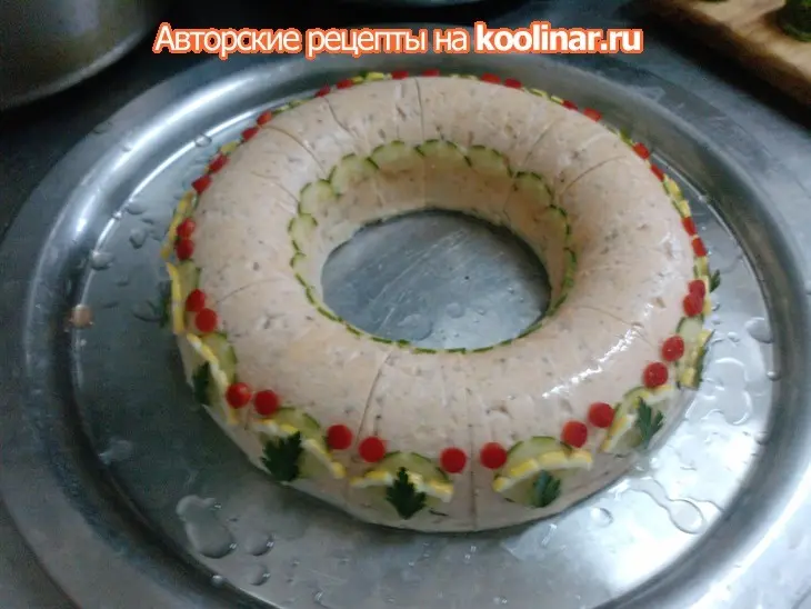 Кольцо из сёмги и судака: шаг 6