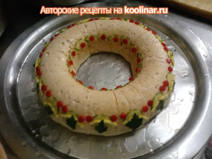 Кольцо из сёмги и судака: шаг 7
