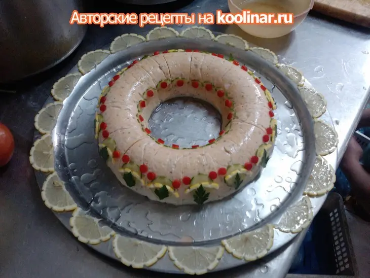 Кольцо из сёмги и судака: шаг 8