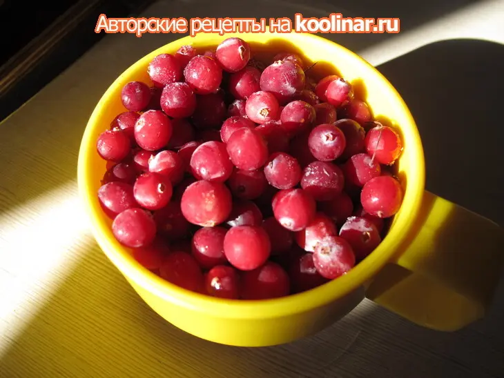 Клюквенный мусс на день святого валентина.: шаг 1
