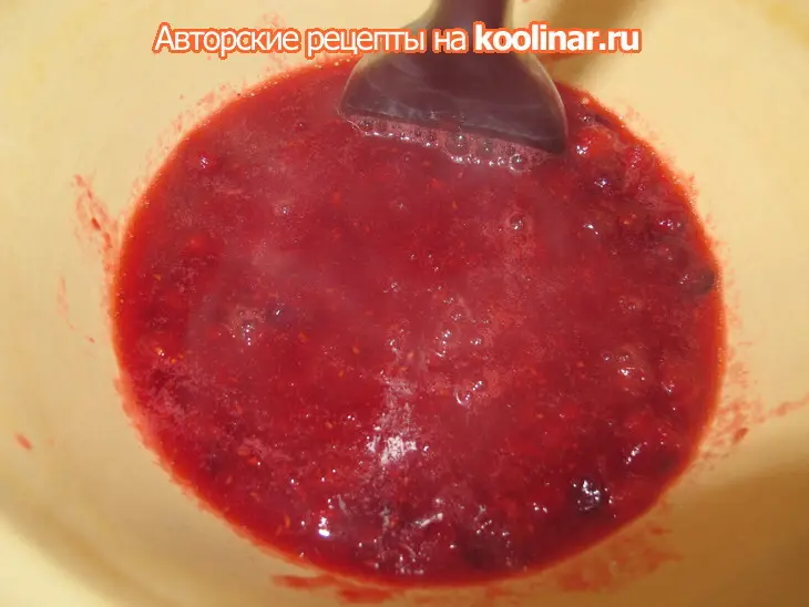 Клюквенный мусс на день святого валентина.: шаг 2