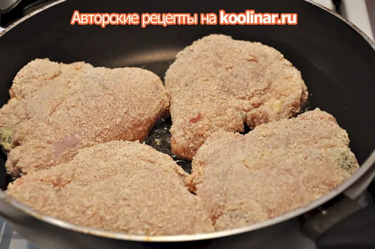 Куриные кордон блю с начинкой из шпината, творога и горгонзолы.: шаг 6