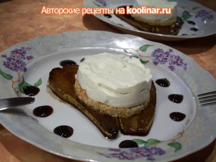 Тортики из голубого сыра на карамелизированных грушах: шаг 9