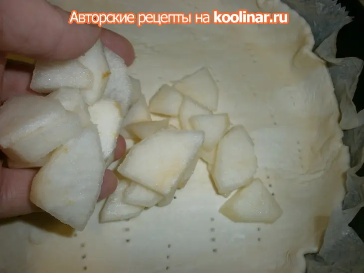 Пирог "груши и сыр": шаг 1