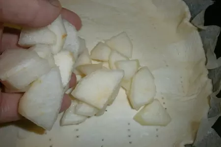 Пирог "груши и сыр": шаг 1