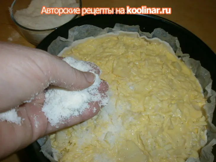 Пирог "груши и сыр": шаг 3