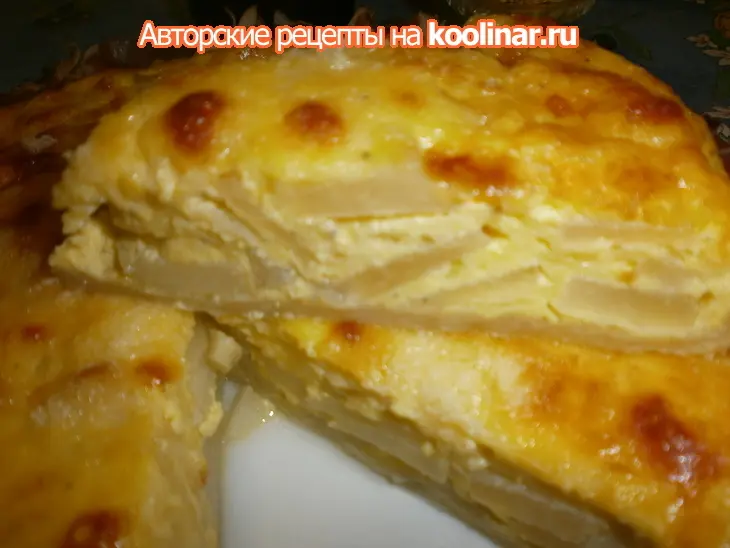 Пирог "груши и сыр": шаг 7