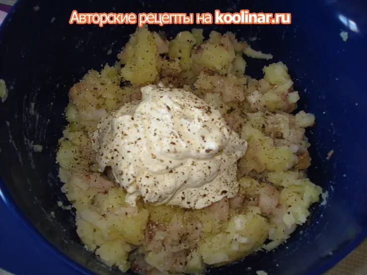 Картофельные лодочки "бабушкин": шаг 3