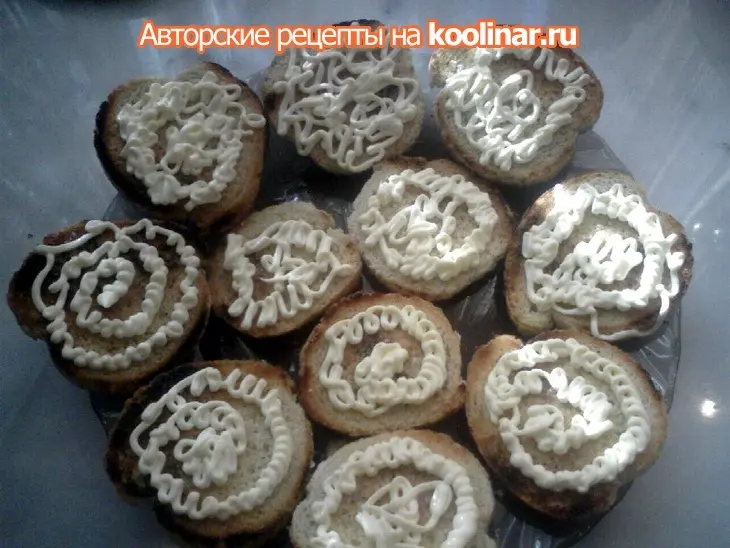 Гренки с сыром и укропом: шаг 3