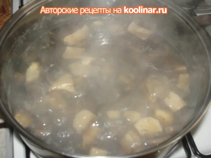 Блинчатый пирог с грибами к масленнице: шаг 1