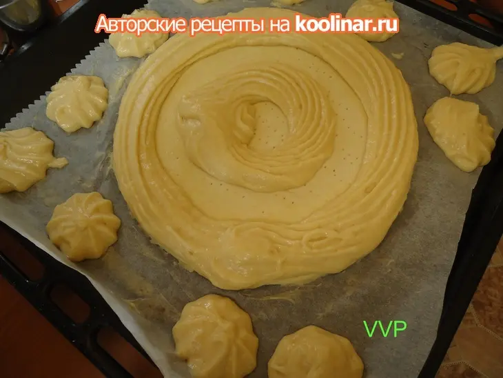Торт матвейка (по мотивам торта сент-оноре): шаг 2