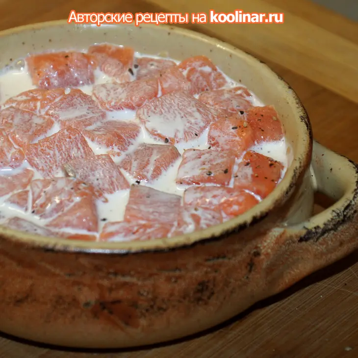 Картофельная запеканка дофине с лососем: шаг 4