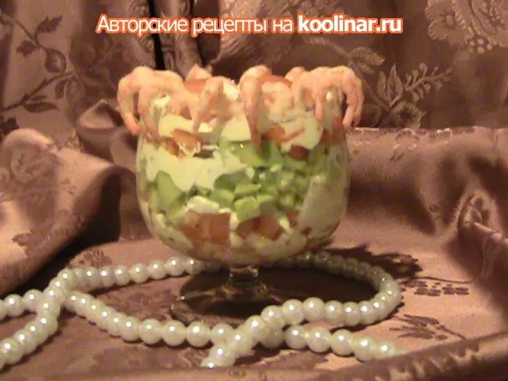 Веррин  с креветками ,авокадо и фетой: шаг 4