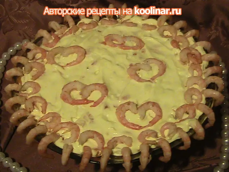 Веррин  с креветками ,авокадо и фетой: шаг 6