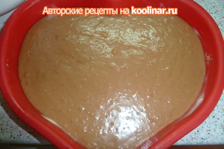Шоколадно - апельсиновый пирог  "любоff": шаг 7