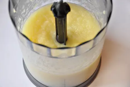 Яблочный, кукурузный кекс с сыром.: шаг 4