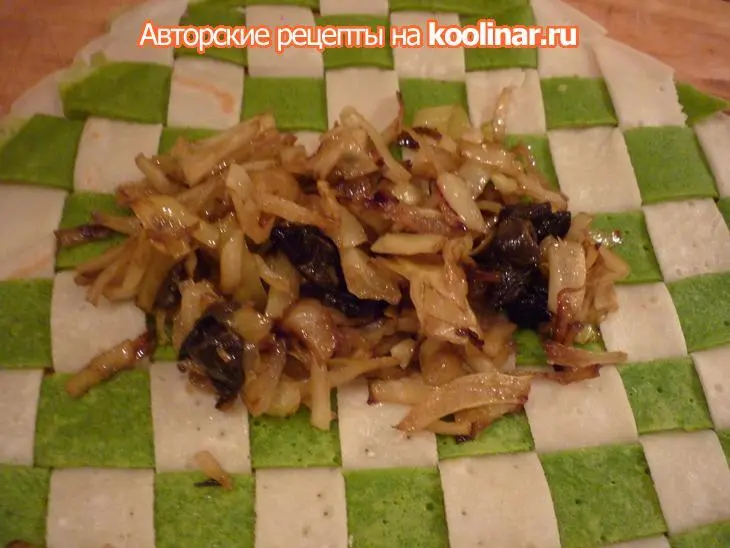 Блины плетёные: шаг 10