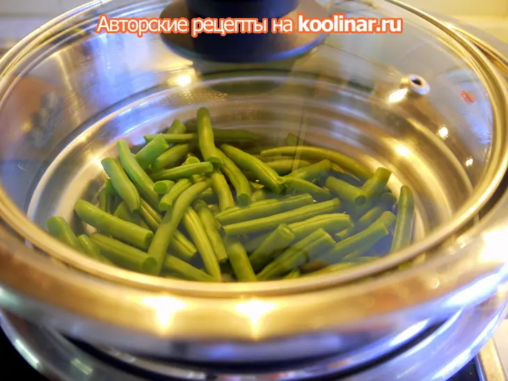 Зеленая фасоль-фри в кляре: шаг 2