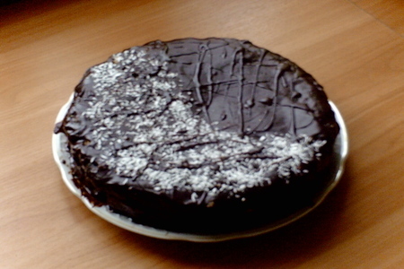 Торт с творогом и черной смородиной.: шаг 1