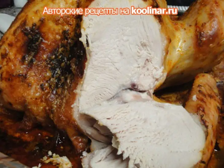Дикая индейка с маракуйей приготовленная в духовке: шаг 9
