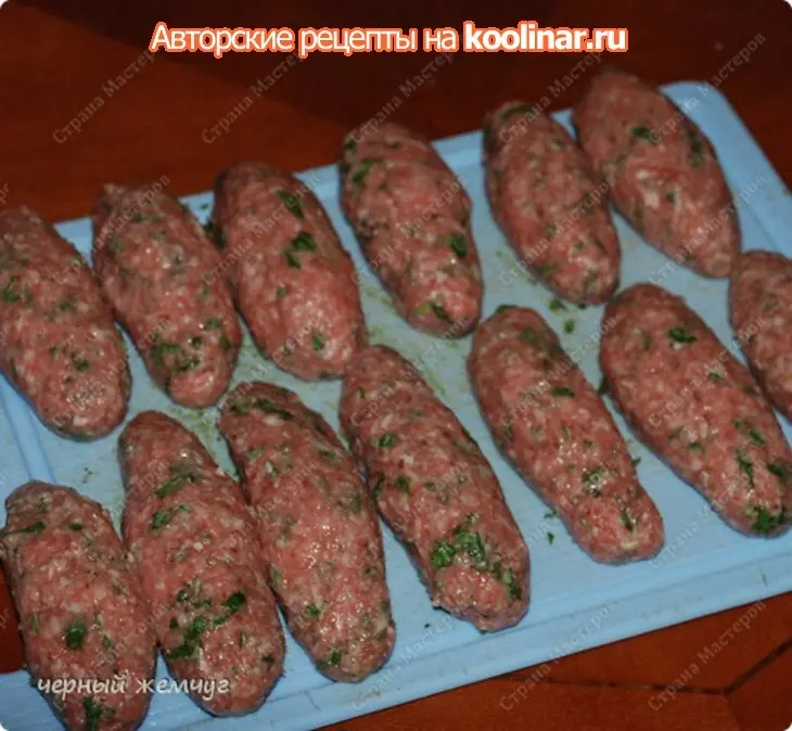 Мини-люля, запеченные в лаваше: шаг 3