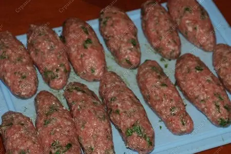 Мини-люля, запеченные в лаваше: шаг 3