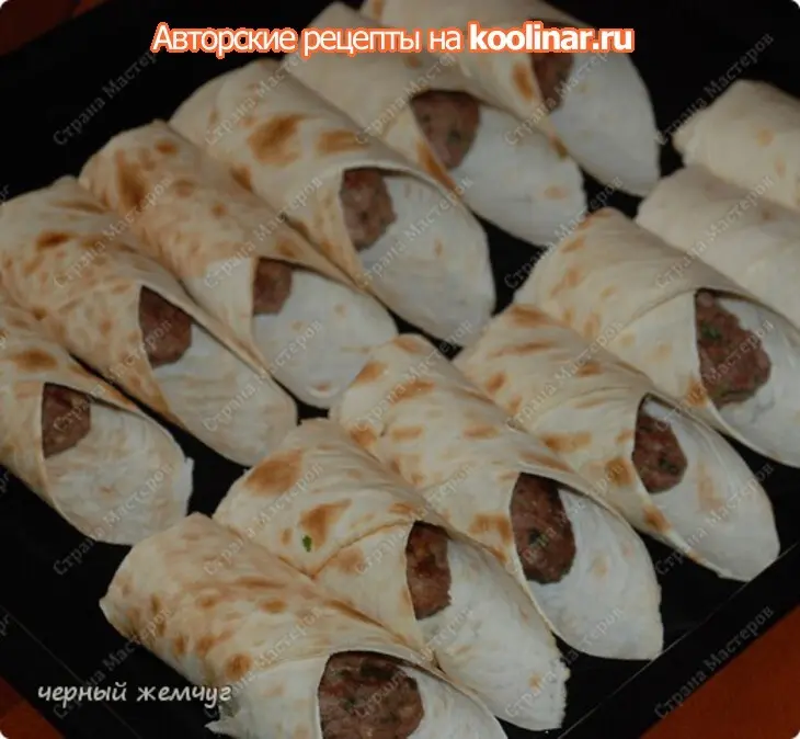 Мини-люля, запеченные в лаваше: шаг 6
