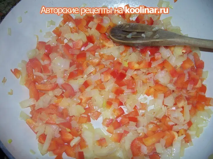Спагетти с соусом из семги и яблока: шаг 4