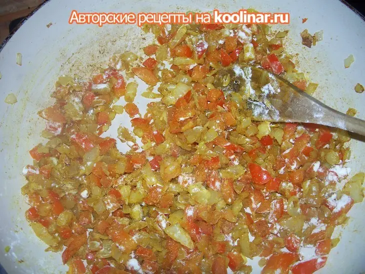 Спагетти с соусом из семги и яблока: шаг 5