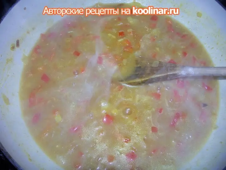 Спагетти с соусом из семги и яблока: шаг 6