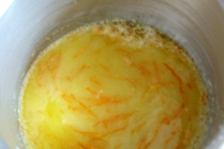 Кефирно-заварные блинчики с апельсиновым соусом: шаг 2
