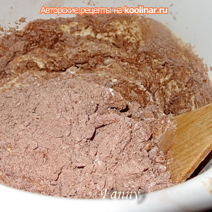 Шоколадно-миндальный кекс с имбирем: шаг 5