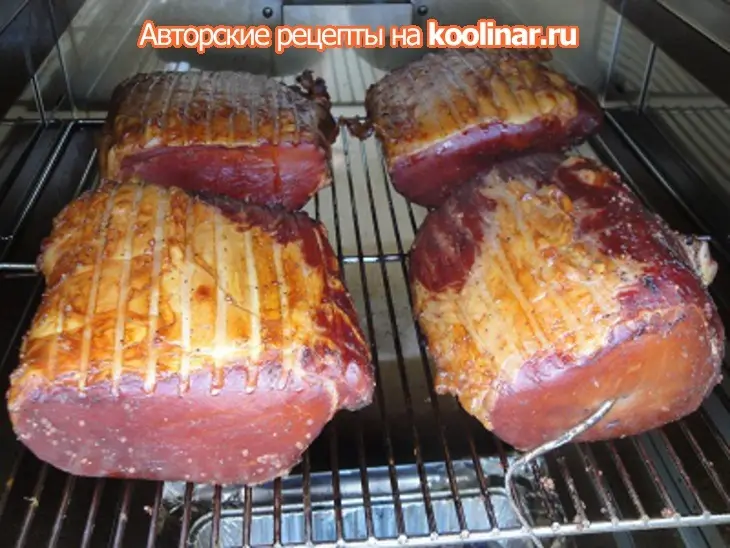 Копчёная свиная вырезка,или пятачок добегался: шаг 6