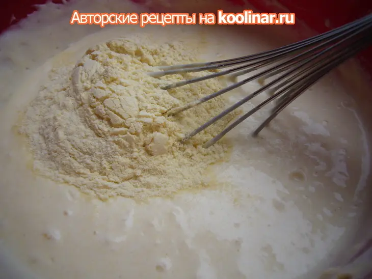 Кукурузно - йогуртовые оладьи.: шаг 3